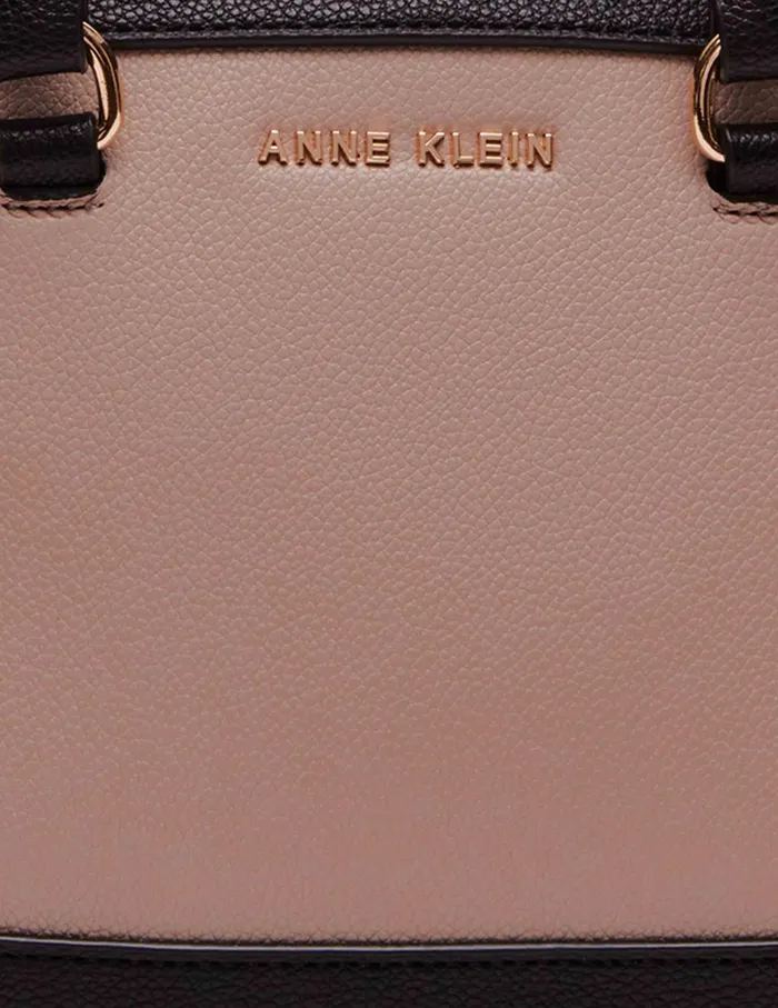 Anne Klein Mini Colorblocked Top Handle Stone Women Handbags