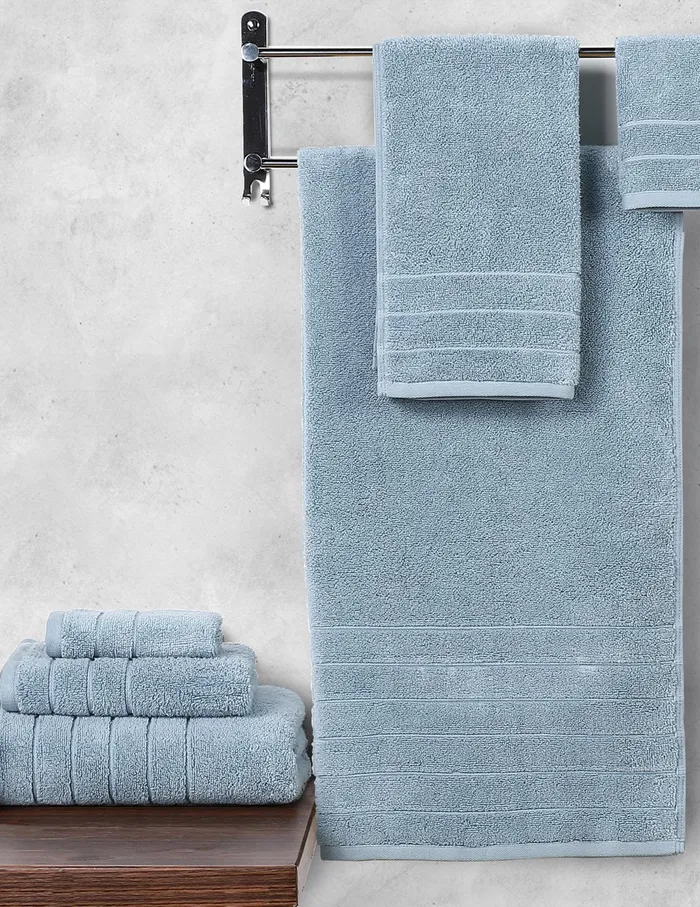 Anne Klein Reverie 6 Piece Towel Set Chambray Women Home