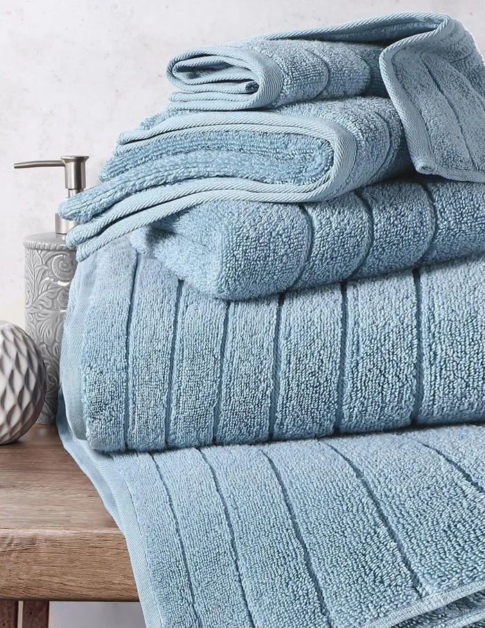 Anne Klein Reverie 6 Piece Towel Set Chambray Women Home