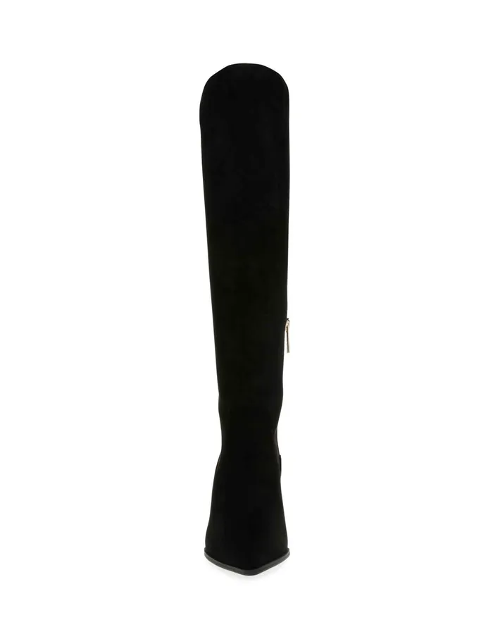 Anne Klein Wei Western Boot Black Ms Women Shoes