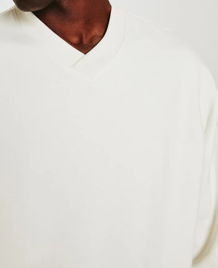 Arc Vee Ivory Dust Men AG Jeans Sweatshirts Arc Vee Ivory Dust Men AG Jeans Sweatshirts