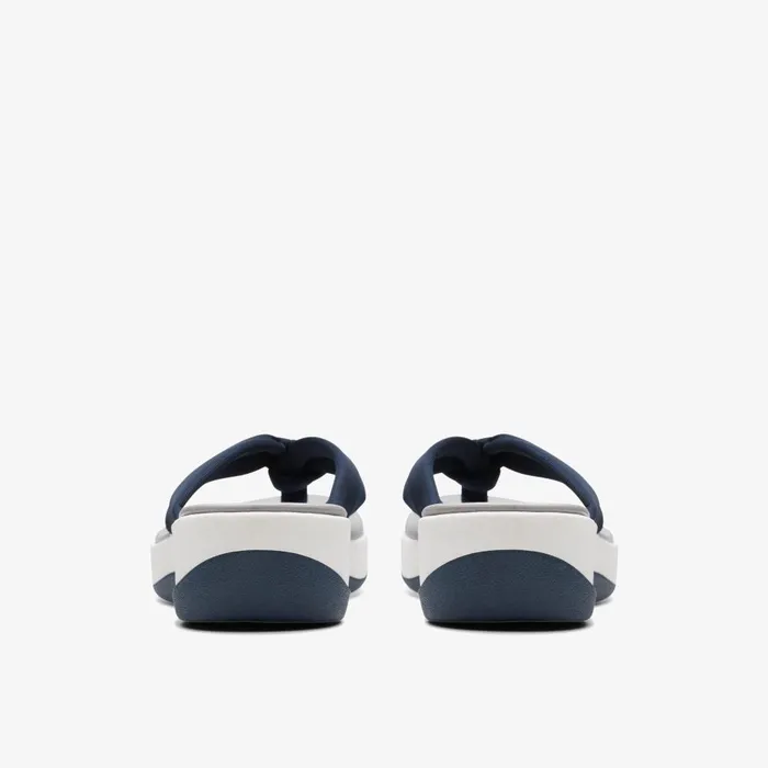 Arla Glison Blue Fabric Women Clarks Sandals and Flip Flops