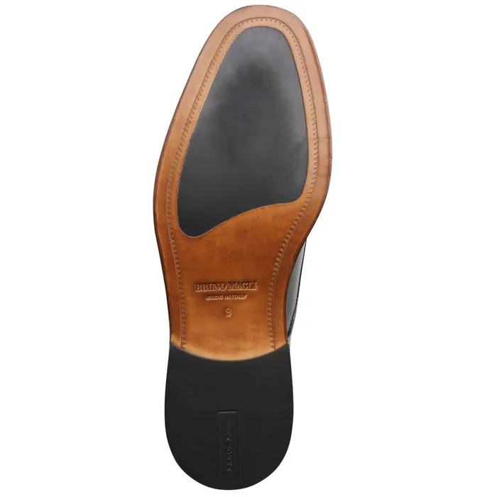 Aydin Cap Toe Leather DerbyBlack Men Bruno Magli Laceups and Oxfords