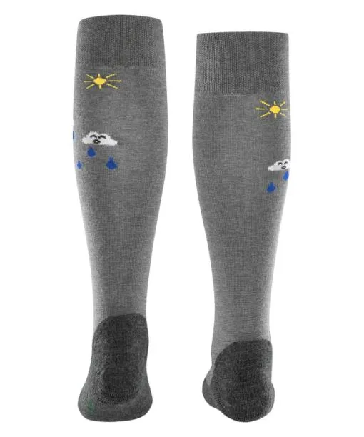 Babies and Kids Active Rainboot Kids Kneehigh Socks Light Grey Mel FALKE Knee High Socks