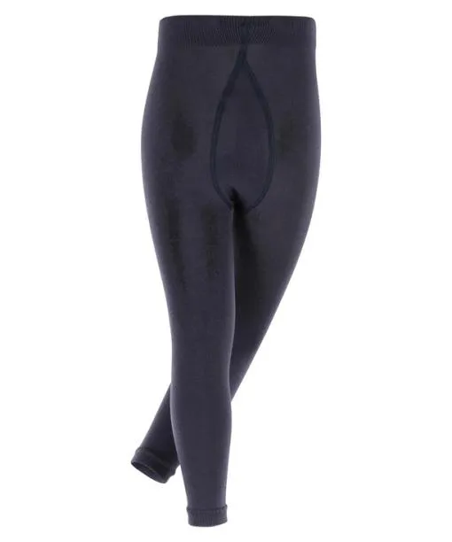 Babies and Kids Active Warm Kids Leggings Marine FALKE Tights and Leggings