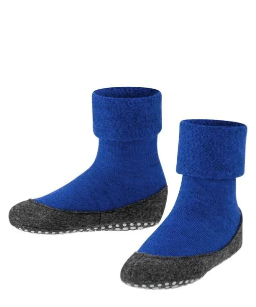 Babies and Kids Cosyshoe Teens Kids Slippers Cobalt Blue FALKE House Socks