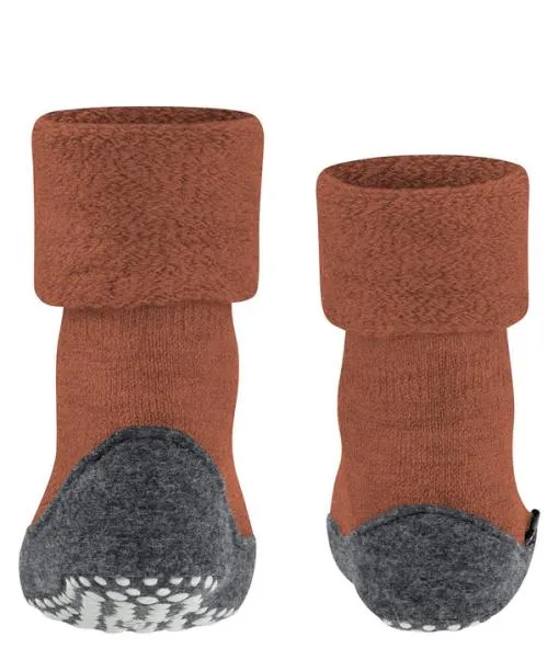 Babies and Kids Cosyshoe Teens Kids Slippers Rust FALKE House Socks