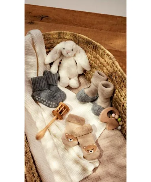 Babies and Kids Cotton Catspads Babies House Socks Light Grey FALKE House Socks