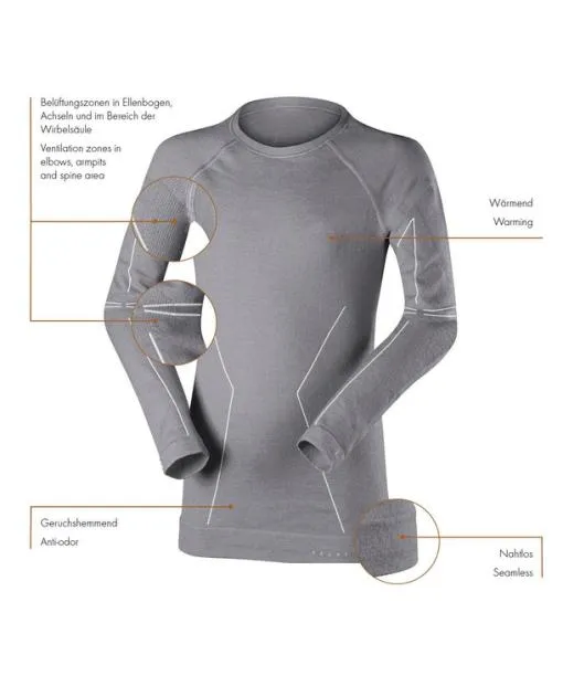 Babies and Kids Kids TShirt WoolTech Capitain FALKE Base Layer
