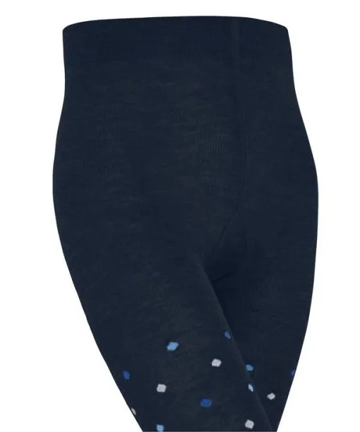 Babies and Kids Multidot Kids Tights Marine FALKE Tights and Leggings