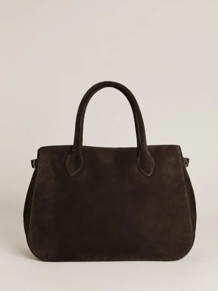 Bags The Reformation Oversized Patrizia Bag Boss Suede