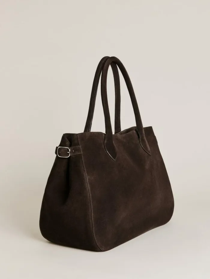 Bags The Reformation Oversized Patrizia Bag Boss Suede