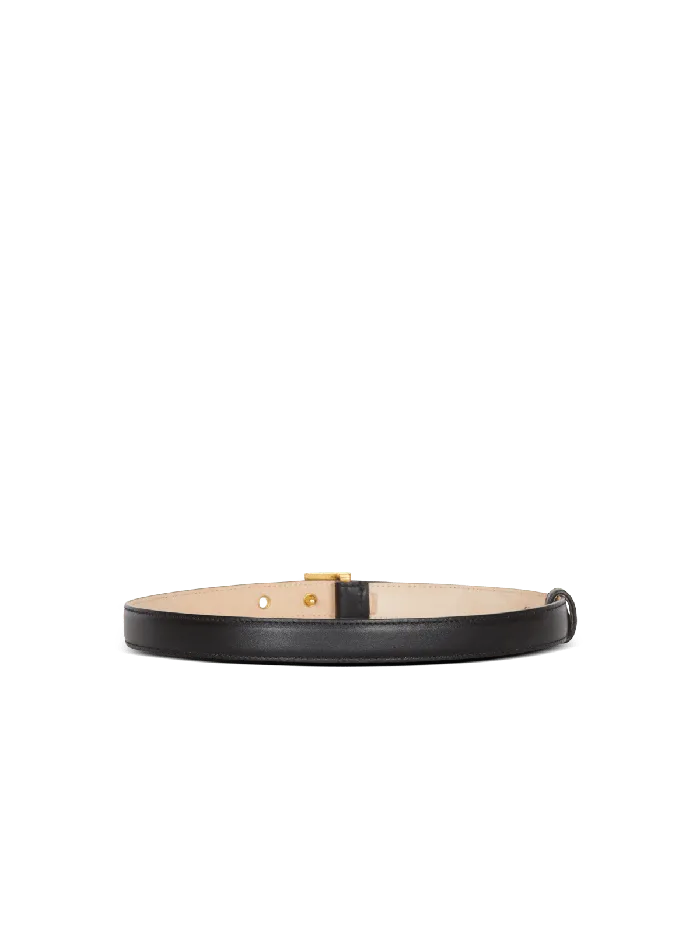 Balmain Belts Women Leather PBelt Black