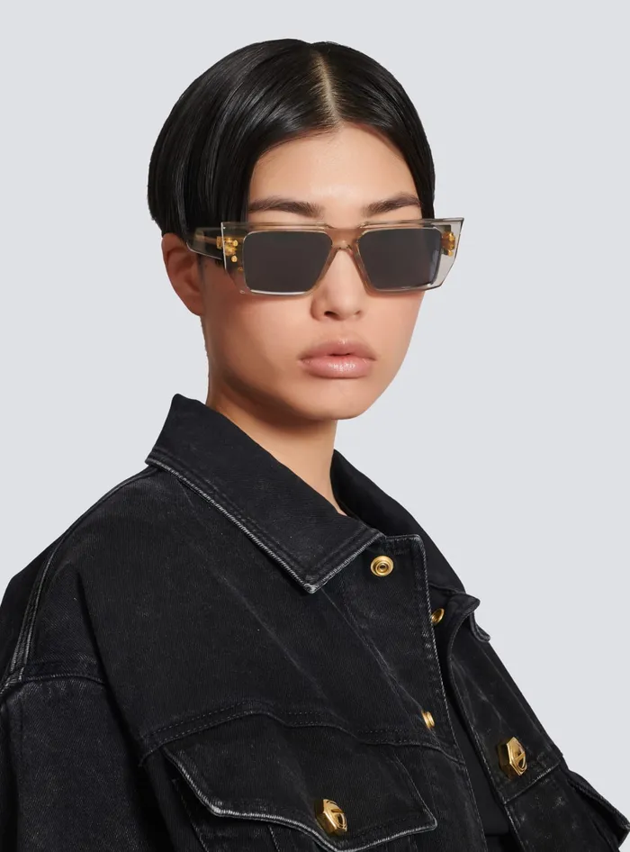 Balmain Eyewear WomenMen BVI Sunglasses Grey