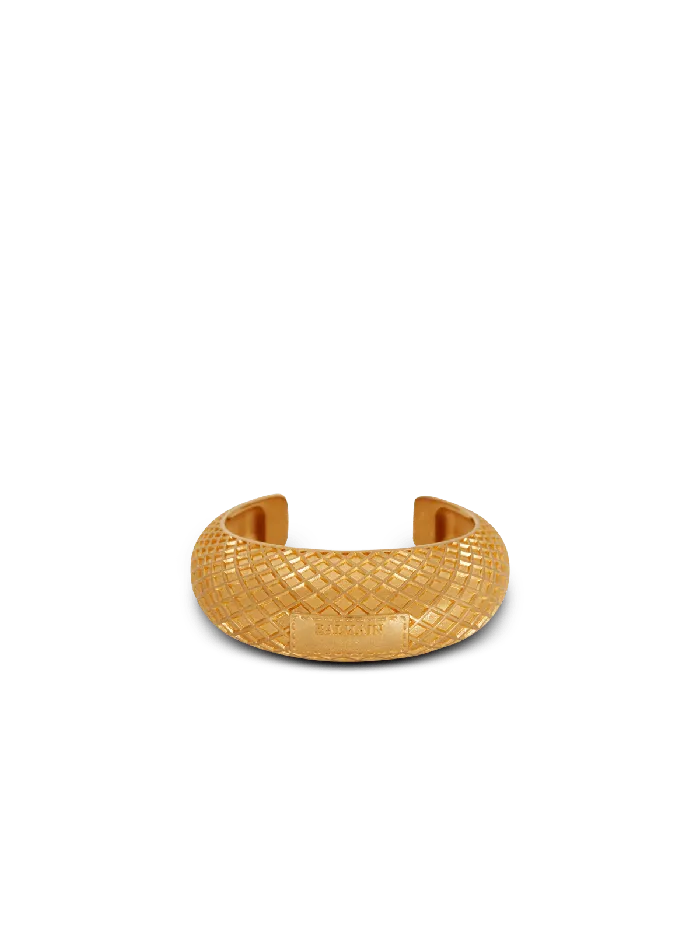 Balmain Fashion Jewelry WomenMen Signature Mesh Bracelet Gold
