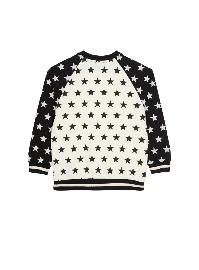 Balmain Kids Signature Stars Sweater White
