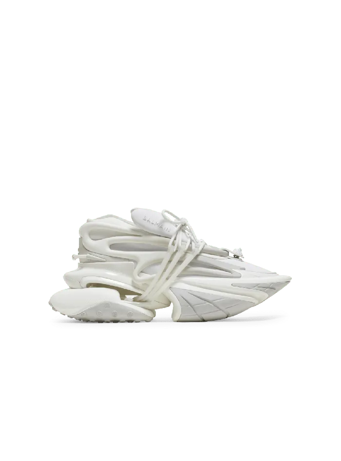 Balmain Sneakers Women Unicorn Sneakers In Neoprene And Leather White