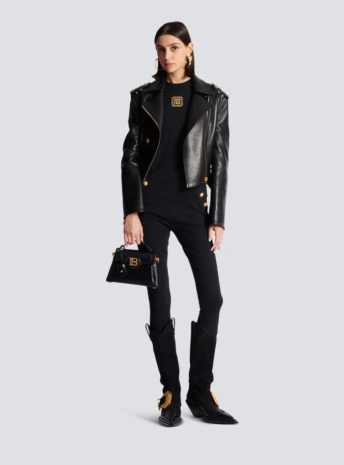 Balmain TShirts Women PB Embroidered Tank Top Black