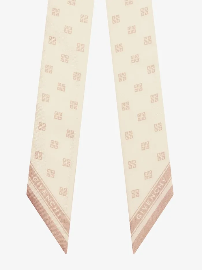 Bandeau In 4g Silk Ecru Women Givenchy Scarves