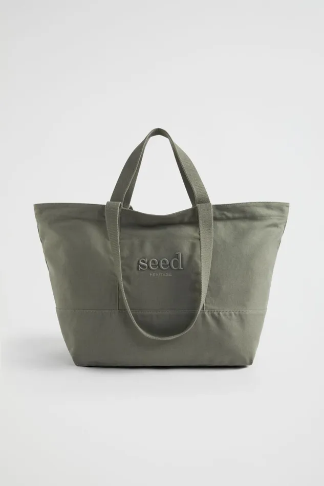 Beach Bags Woman Seed Heritage Seed Overnight Bag Smokey Olive