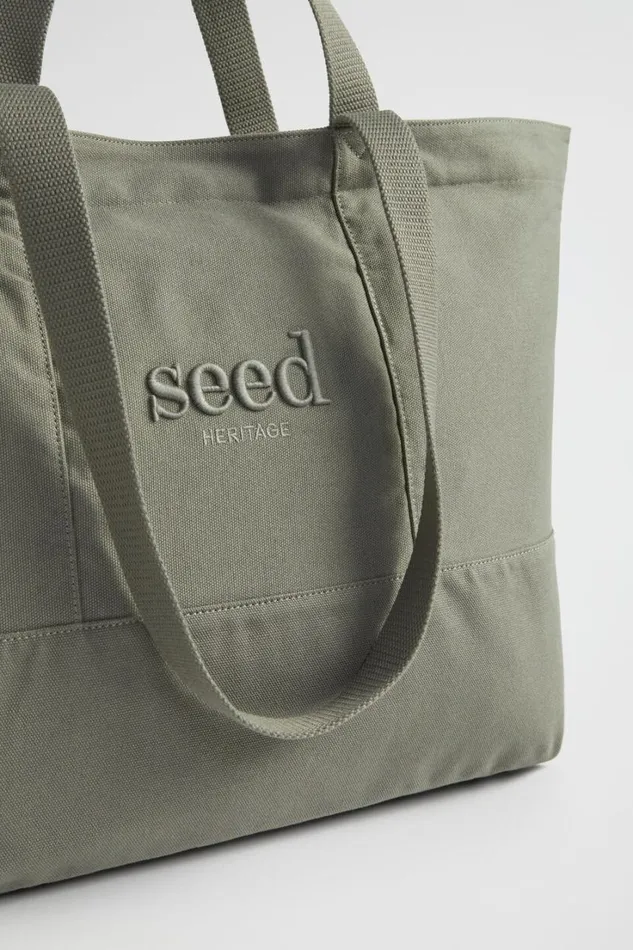 Beach Bags Woman Seed Heritage Seed Overnight Bag Smokey Olive