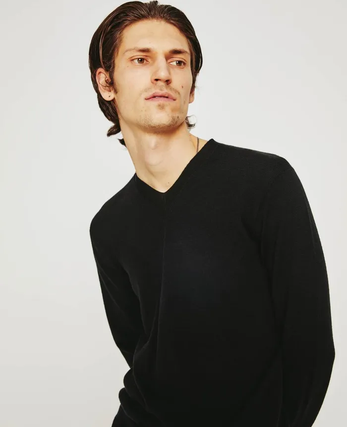 Beck Vee True Black Men AG Jeans Sweatshirts Beck Vee True Black Men AG Jeans Sweatshirts