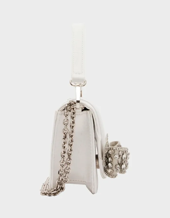 Betsey Johnson Women 3D BOW FLAP BAG IVORY Ivory Betsey Johnson Women 3D BOW FLAP BAG IVORY Ivory