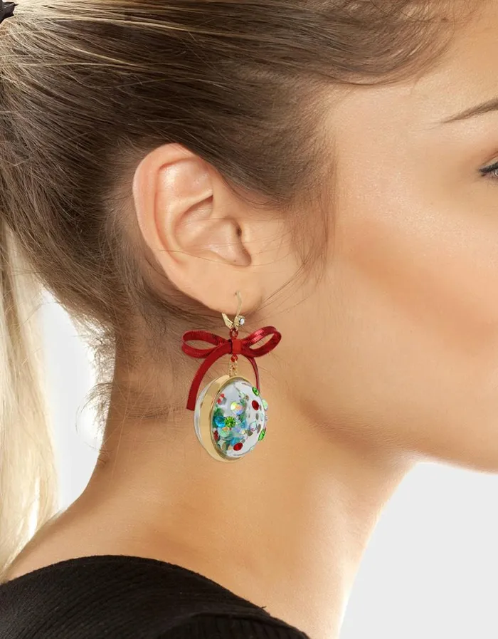 Betsey Johnson Women BETSEYS HOLIDAY ORNAMENT EARRINGS MULTI Betsey Johnson Women BETSEYS HOLIDAY ORNAMENT EARRINGS MULTI