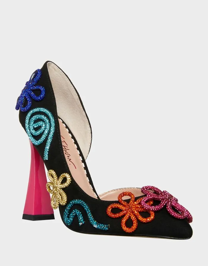Betsey Johnson Women KIMARA BLACK MULTI