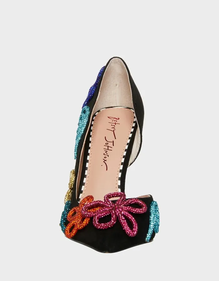 Betsey Johnson Women KIMARA BLACK MULTI