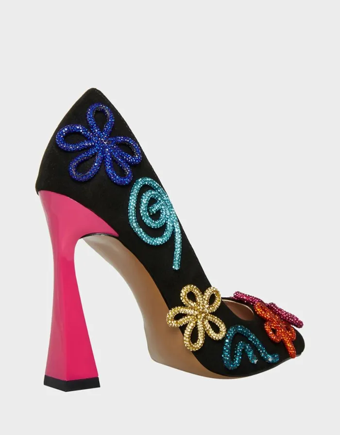 Betsey Johnson Women KIMARA BLACK MULTI