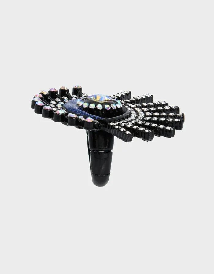 Betsey Johnson Women SHINE BRIGHT EYE STRETCH RING BLUE