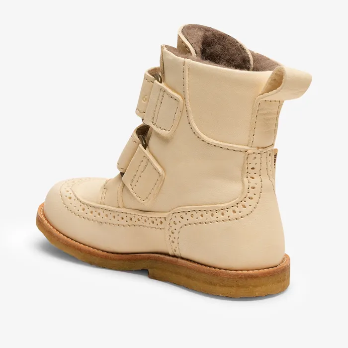 bisgaardshoes elba tex vanilla Beige KIDS Winter boots