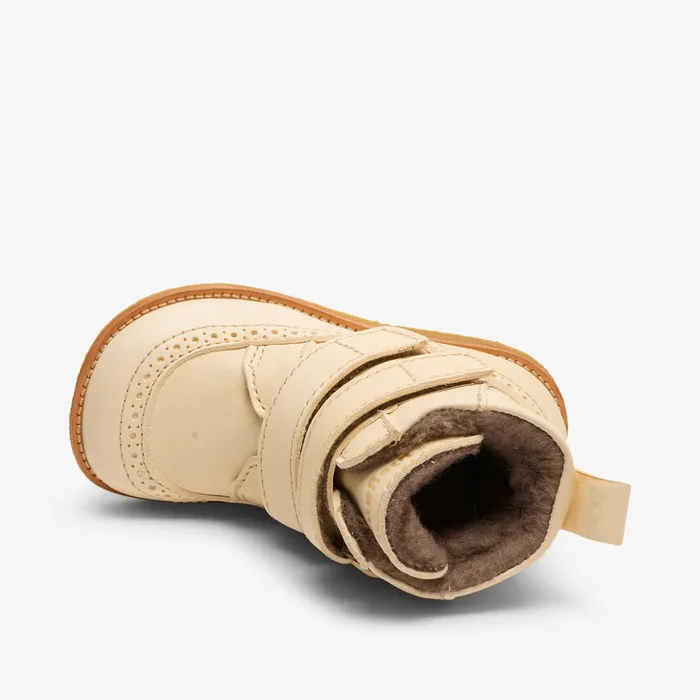 bisgaardshoes elba tex vanilla Beige KIDS Winter boots