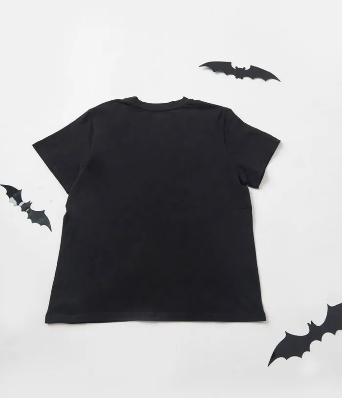 Black Ghost Sequin Unisex Tee ClothingHalloweenPlus Unique Vintage Graphic Tees