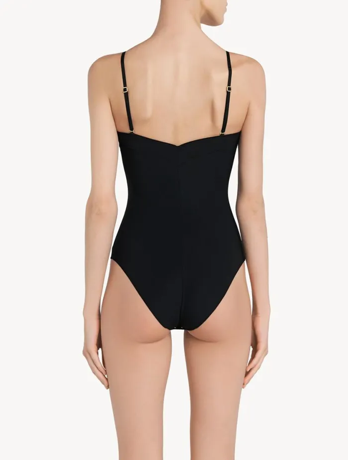Black Underwired Padded Ubra Bodysuit Lingerie La Perla Bodysuits and Bustiers