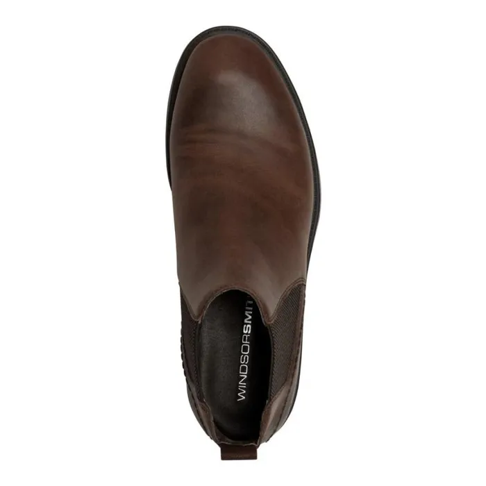 Boots Men Windsor Smith ARLO DARK BROWN LEATHER BOOTS Boots Men Windsor Smith ARLO DARK BROWN LEATHER BOOTS