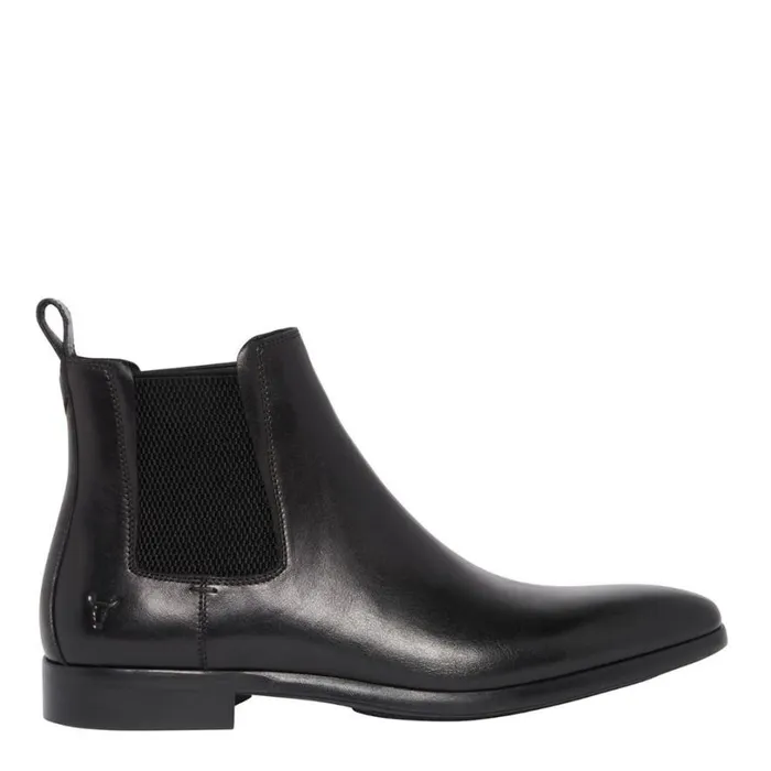 Boots Men Windsor Smith MATTEO BLACK LEATHER BOOTS
