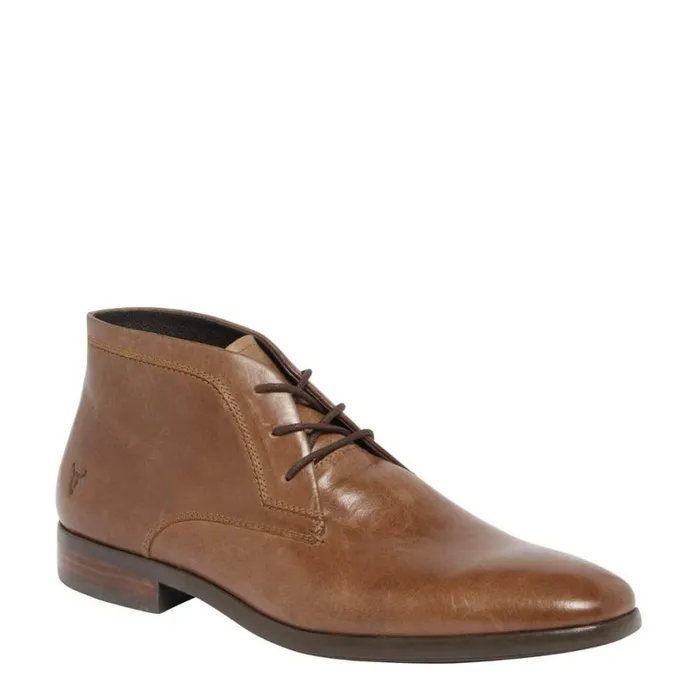 Boots Men Windsor Smith MYLES BROWN LEATHER BOOTS Boots Men Windsor Smith MYLES BROWN LEATHER BOOTS