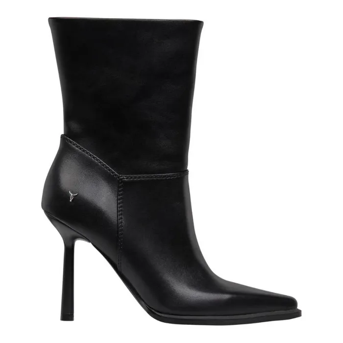 Boots Women Windsor Smith ALLURE BLACK STILETTO ANKLE BOOTS