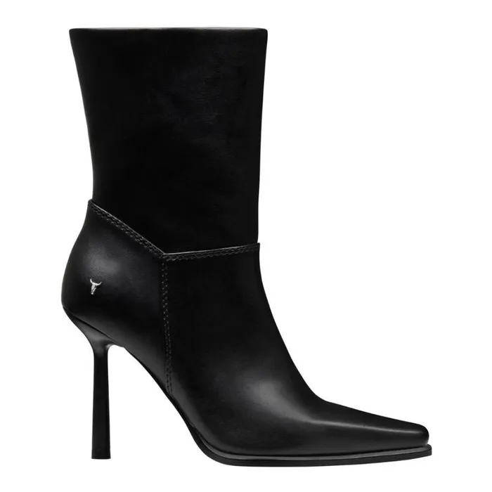 Boots Women Windsor Smith HIGHLIGHT BLACK STILETTO BOOTS