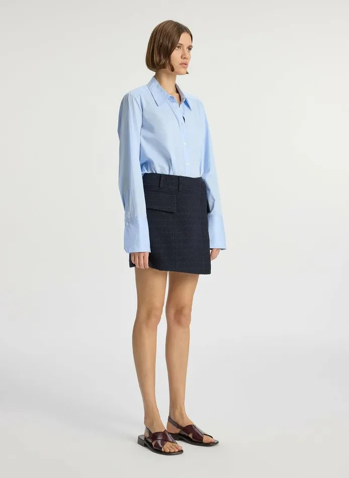 Bottoms Women ALC Cora Tweed Mini Skirt Maritime Navy Bottoms Women ALC Cora Tweed Mini Skirt Maritime Navy