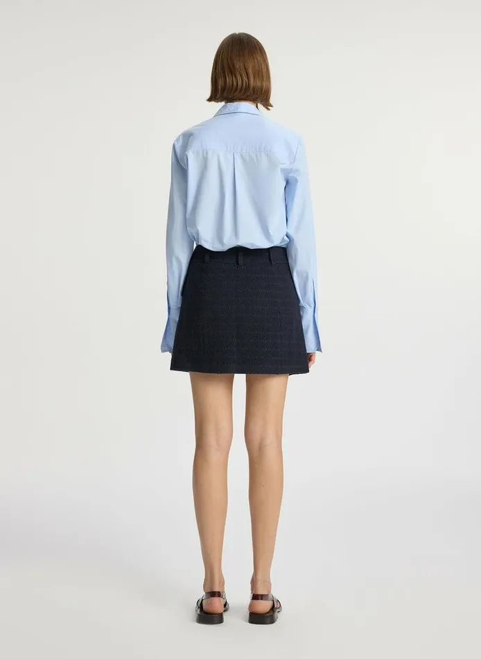 Bottoms Women ALC Cora Tweed Mini Skirt Maritime Navy Bottoms Women ALC Cora Tweed Mini Skirt Maritime Navy