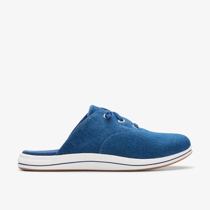 Breeze Clara Dark Denim Women Clarks SlipOns