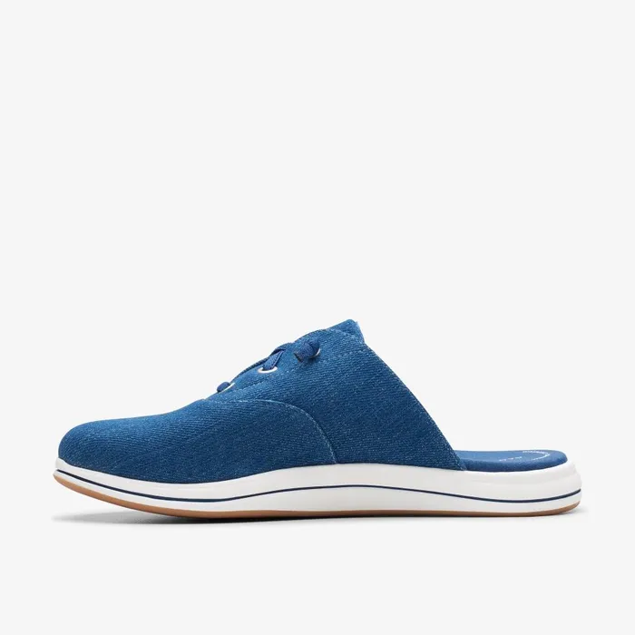 Breeze Clara Dark Denim Women Clarks SlipOns