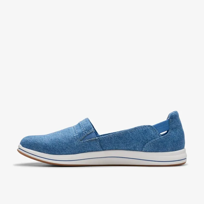 Breeze Step II Blue Interest Women Clarks Flats