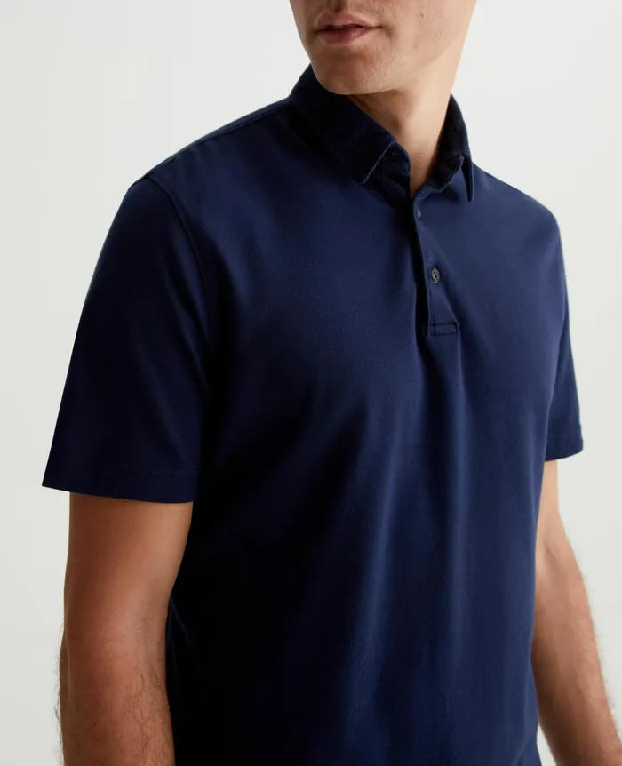 Bryce Polo Deep Navy Men AG Jeans Polos Bryce Polo Deep Navy Men AG Jeans Polos