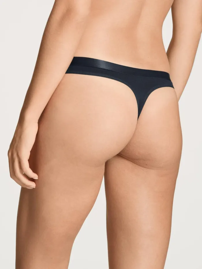 CALIDA Bottoms Women String Dark Lapis Blue
