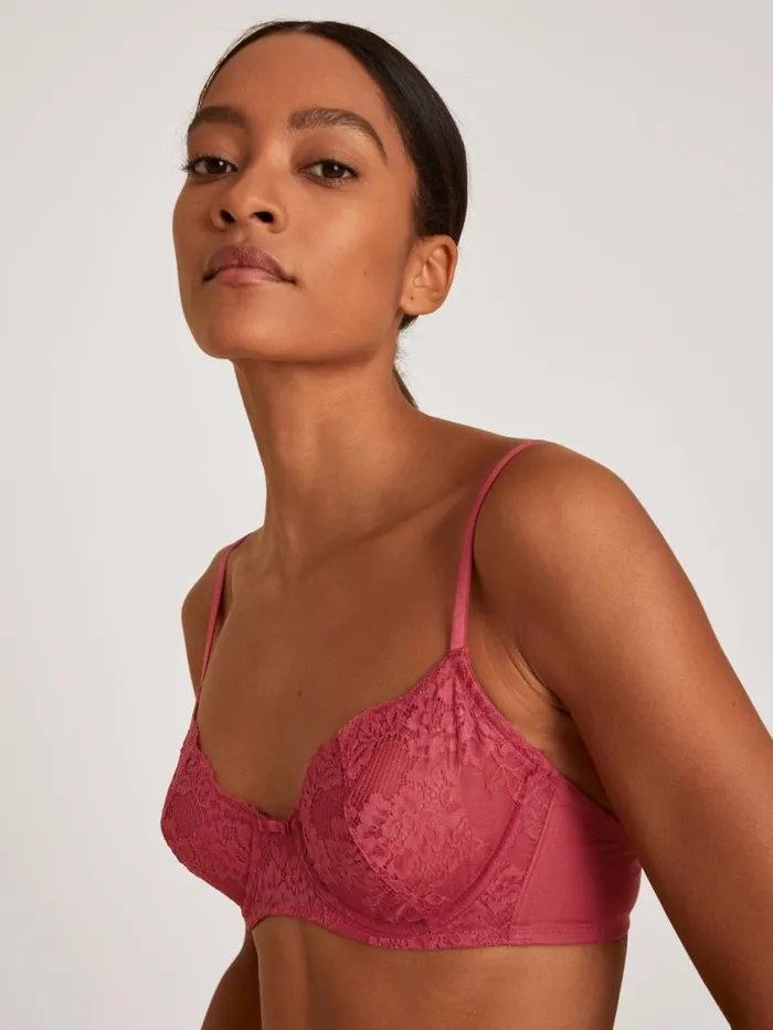 CALIDA Bras Women Underwired Bra Pomegranate Red