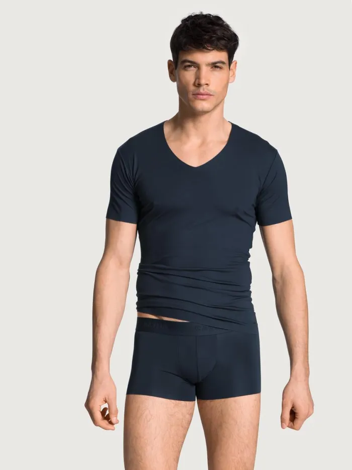 CALIDA Functionalunderwear Men Boxer Brief With Elastic Waistband Dark Sapphire